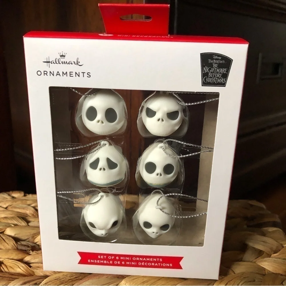 Hallmark Disney’s Nightmare before Christmas Jack Skeleton expression ornaments